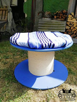 The Blue Outdoor Throne